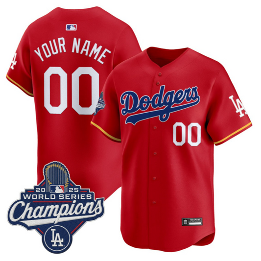 Custom Los Angeles Dodgers Jersey 2025 World Series Champions Stitched