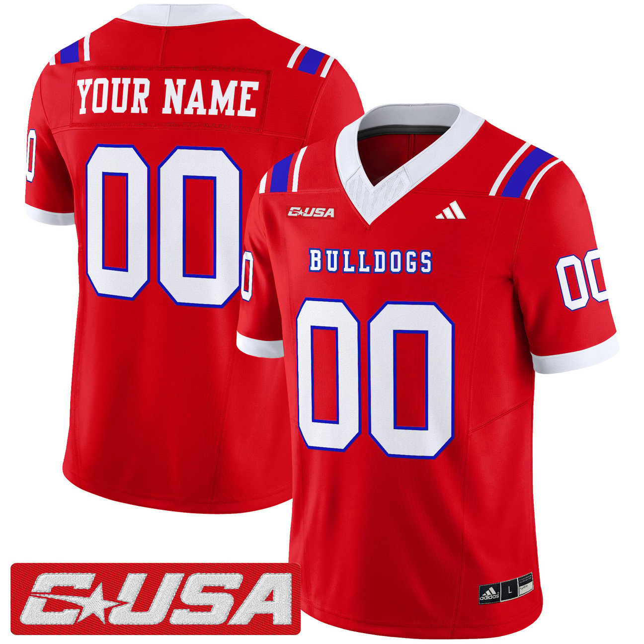Custom Louisiana Tech Bulldogs Jersey 2025 Vapor Limited Stitched