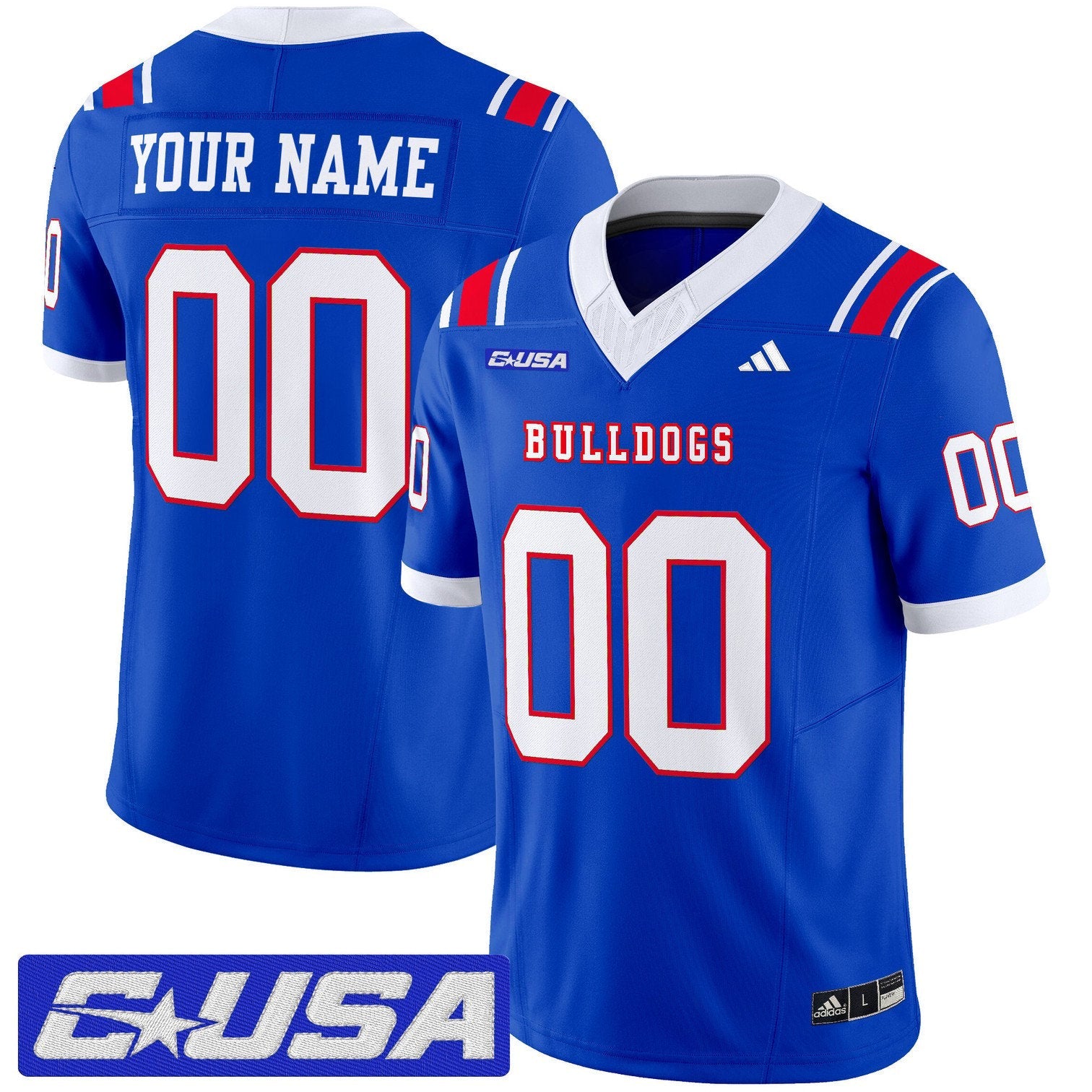 Custom Louisiana Tech Bulldogs Jersey 2025 Vapor Limited Stitched