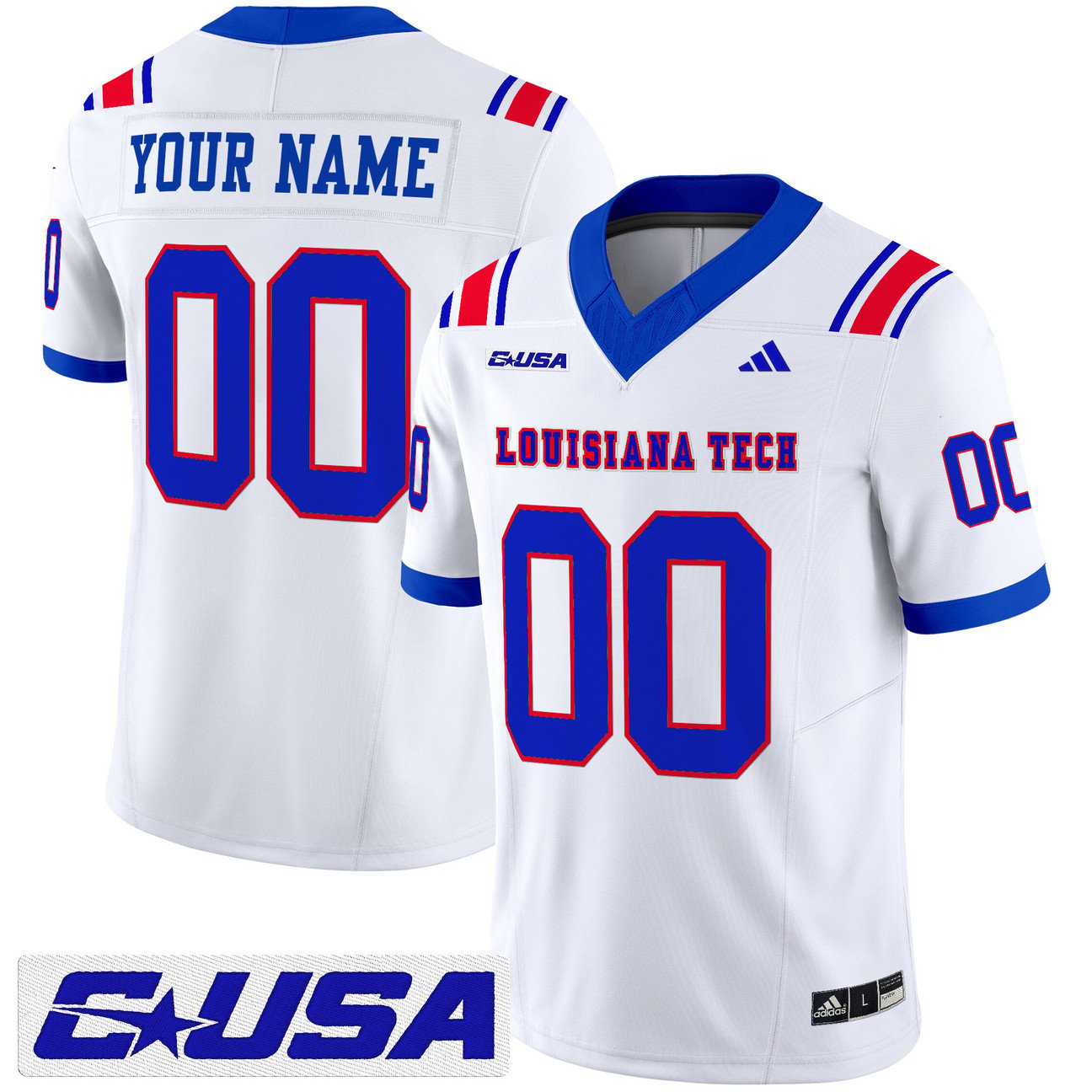 Custom Louisiana Tech Bulldogs Jersey 2025 Vapor Limited Stitched