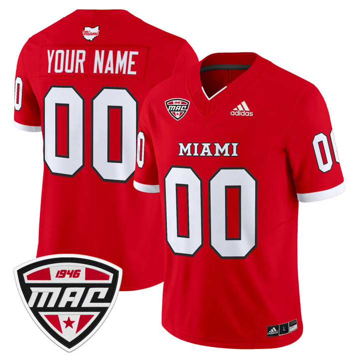 Custom Miami OH RedHawks Jersey Name, Number 2025 Vapor Limited Stitched
