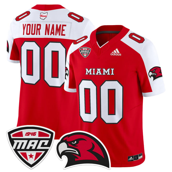 Custom Miami OH RedHawks Jersey Name, Number 2025 Vapor Limited Stitched
