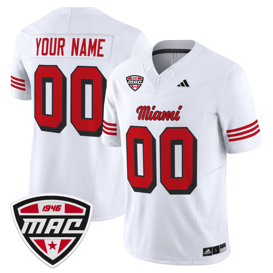 Custom Miami OH RedHawks Jersey Name, Number 2025 Vapor Limited Stitched