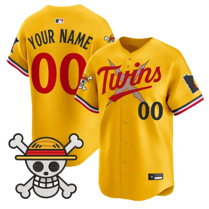 Custom Minnesota Twins Jersey Name, Number One Piece Premier Stitched