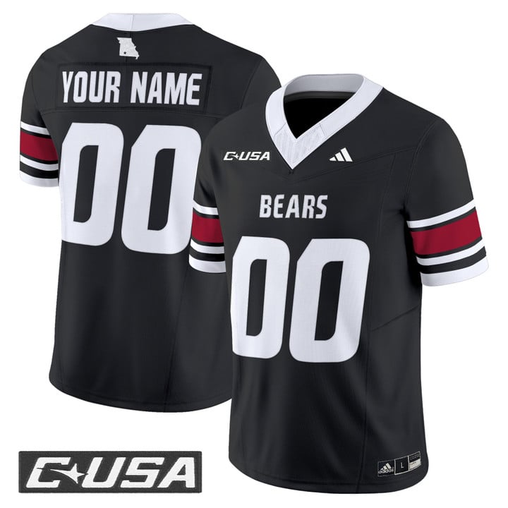 Custom Missouri State Bears Jersey 2025 Vapor Limited Stitched