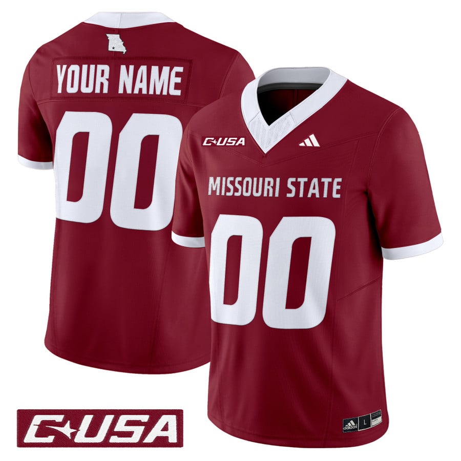 Custom Missouri State Bears Jersey 2025 Vapor Limited Stitched