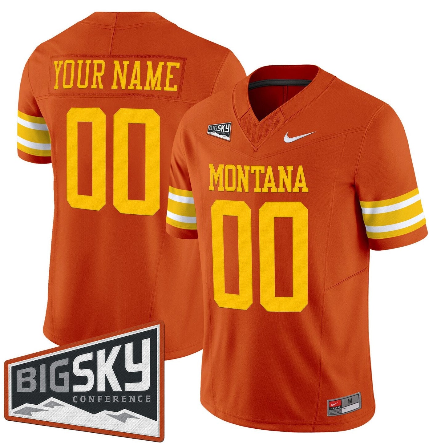 Custom Montana Grizzlies Jersey Name, Number 1995 Throwback Limited Stitched