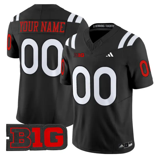 Custom Nebraska Cornhuskers Jersey 2026 Vapor Limited Stitched