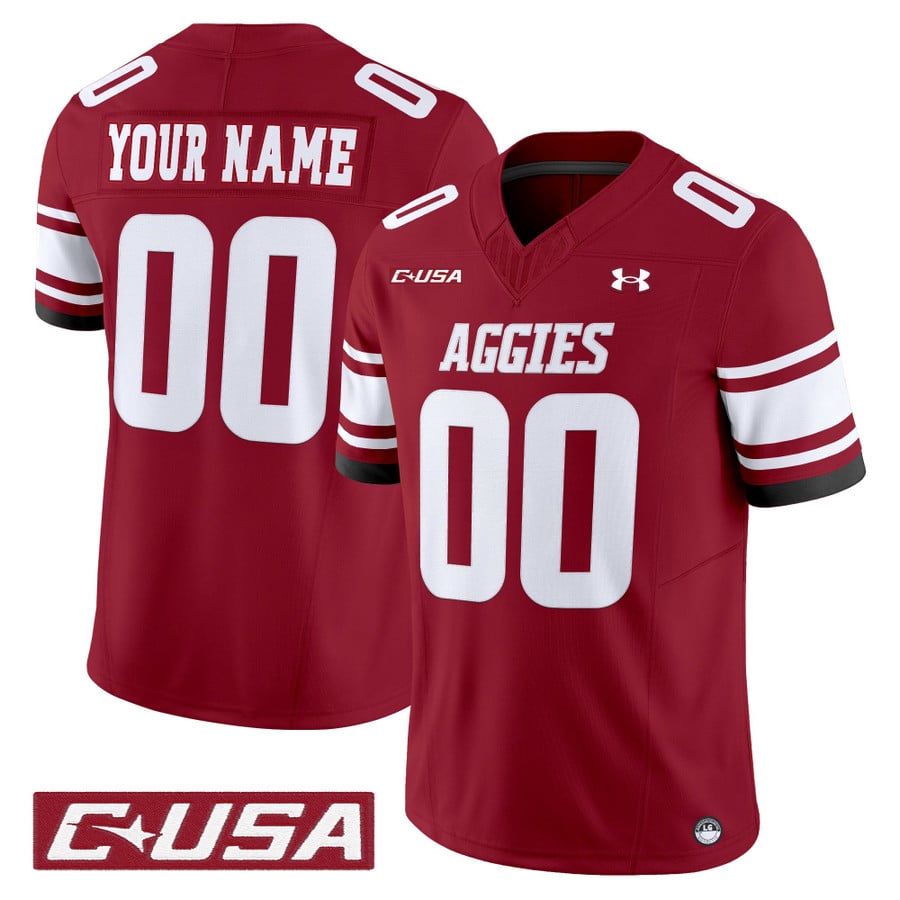 Custom New Mexico State Aggies Jersey 2025 Vapor Limited Stitched