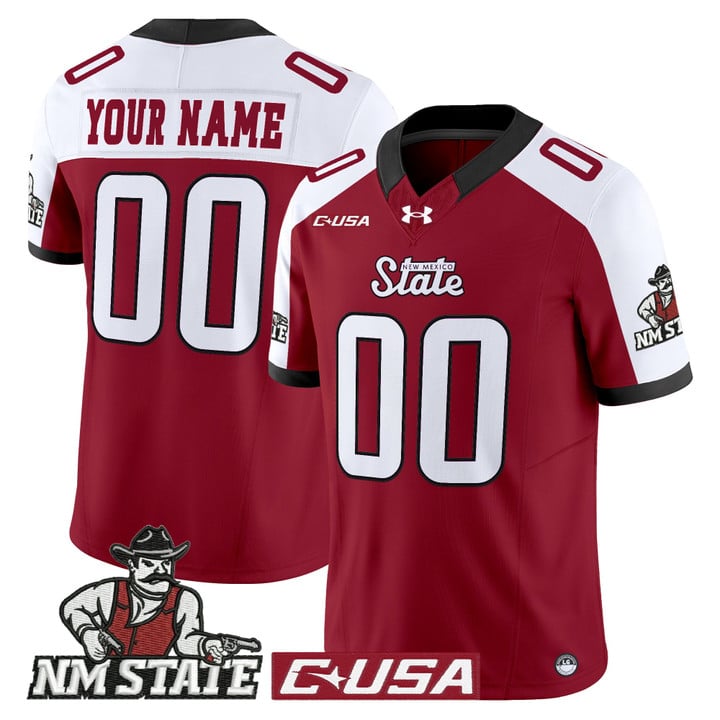 Custom New Mexico State Aggies Jersey 2025 Vapor Limited Stitched