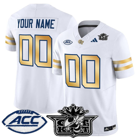 Custom Outkast Georgia Tech Yellow Jackets Jersey 2025 Vapor Stitched