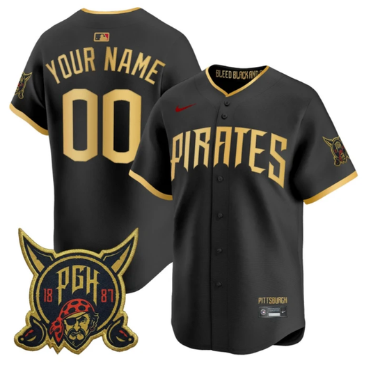 Custom Pittsburgh Pirates Jersey 2026 City Connect Premier Limited Stitched