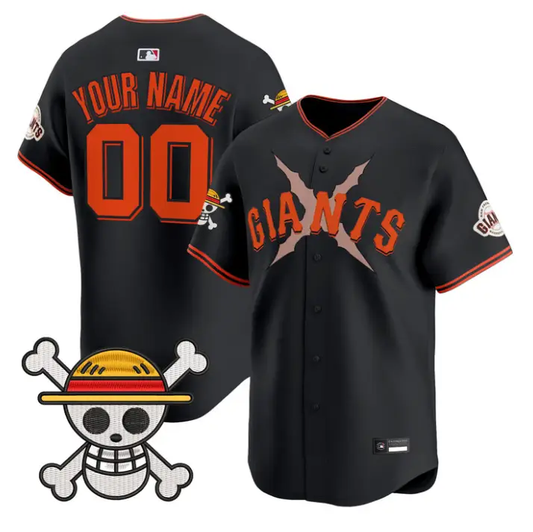 Custom San Francisco Giants Jersey Name, Number One Piece Stitched