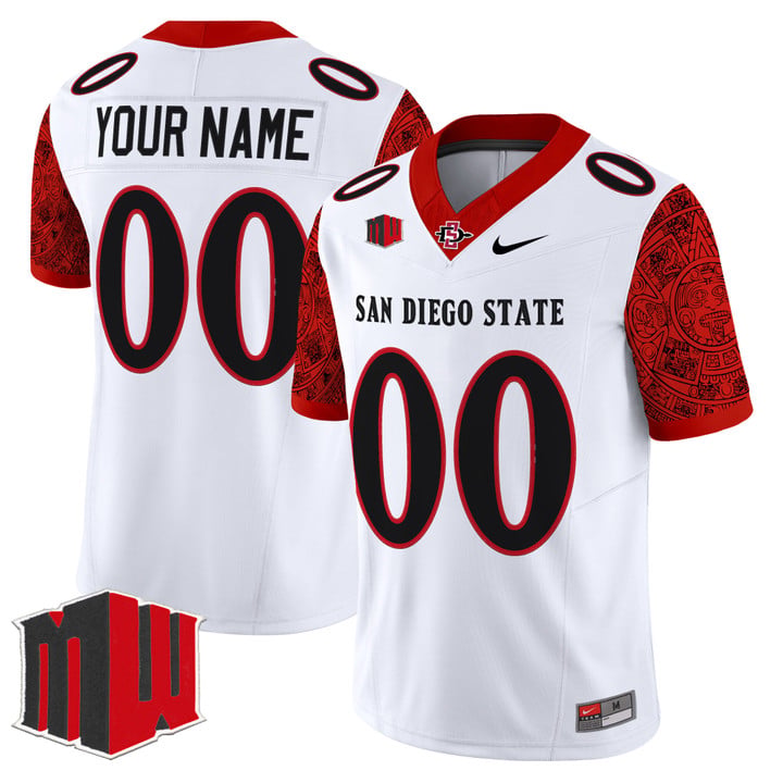 Custom San Diego State Aztecs Jersey Name, Number 2025 Limited Stitched