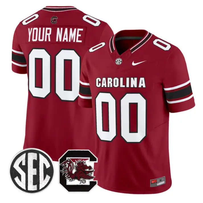 Custom South Carolina Gamecocks Jersey 2026 Name, Number Stitched