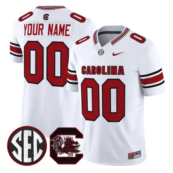 Custom South Carolina Gamecocks Jersey 2026 Name, Number Stitched