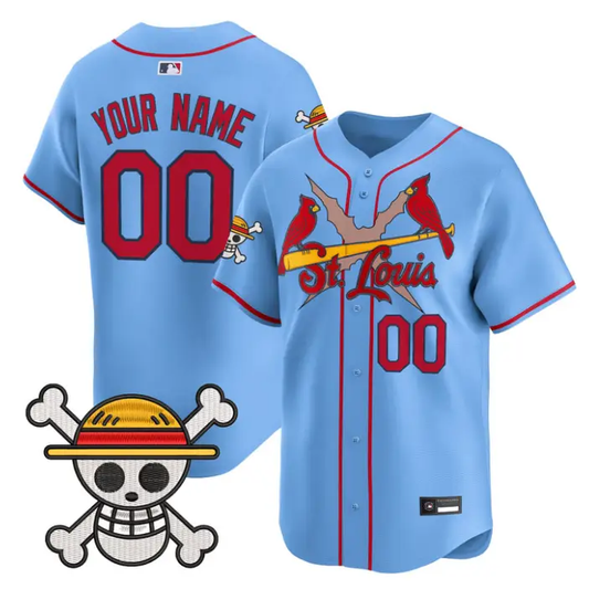Custom St. Louis Cardinals Jersey Name, Number One Piece Premier Stitched