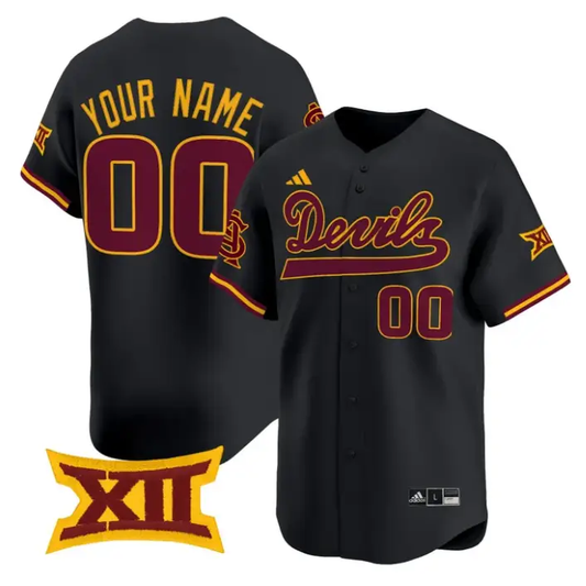 Custom Sun Devils Jersey 2026 Softball Vapor Premier Limited Stitched