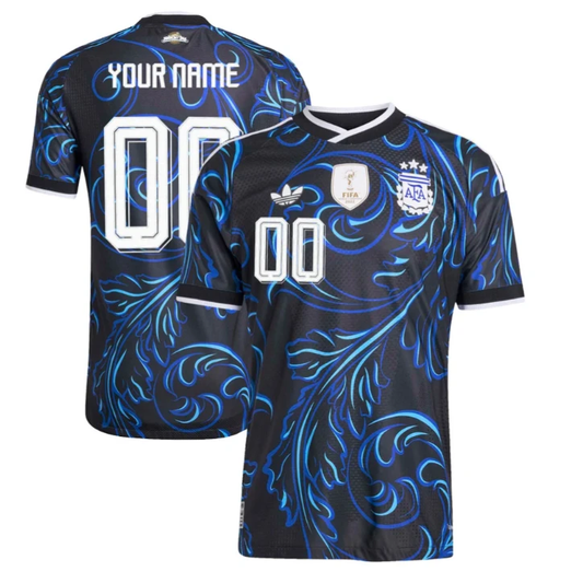 Custom Team Argentina Jersey Name, Number 2026 National Team Soccer