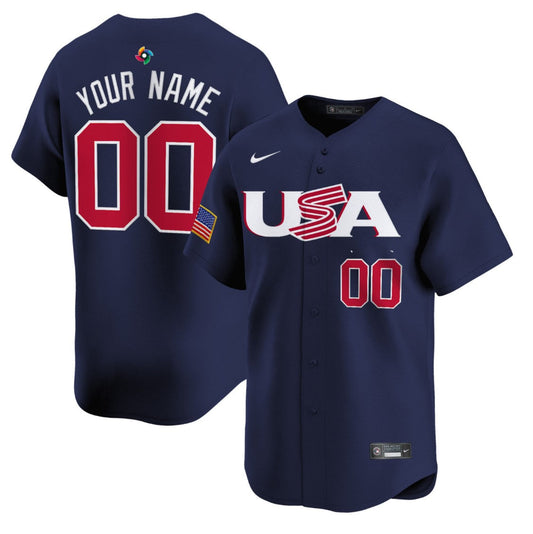 Custom Team USA Jersey World Baseball Classic 2023 Style 2026 Roster