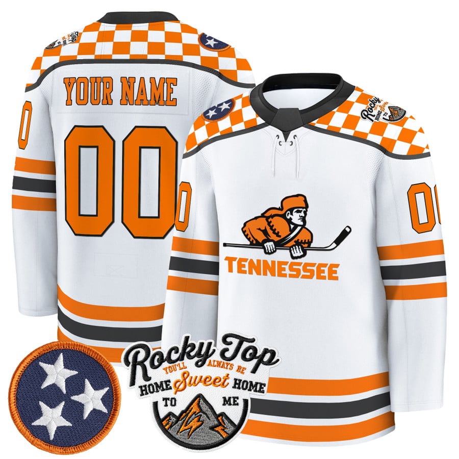 Custom Tennessee Volunteers Jersey Name, Number 2025-26 Premium Stitched