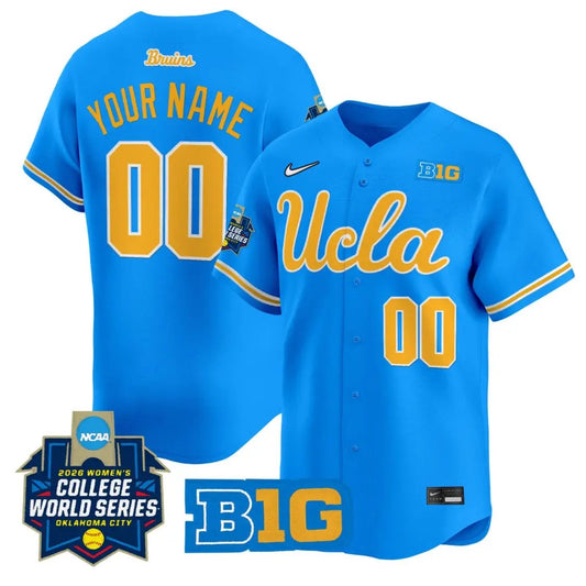 Custom UCLA Bruins Jersey Softball 2026 World Series Premier Stitched
