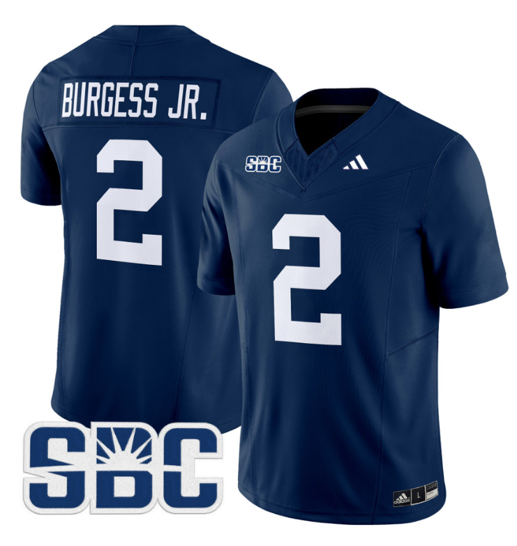 Jalen White Jersey #25 Georgia Southern Eagles 2024 Limited Stitched Blue