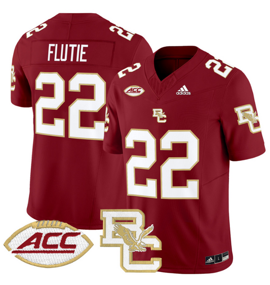 Doug Flutie Jersey #22 Boston College Eagles 2024 Stitched Maroon