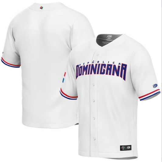 Dominican Baseball Team World Baseball Classic Jersey – White