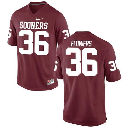 Dimitri Flowers Oklahoma Sooners #36 Limited Cardinal Alumni Football Jersey