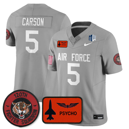 Dylan Carson Jersey #5 Air Force 2025 Honor F-16 Stitched 120th Fighter