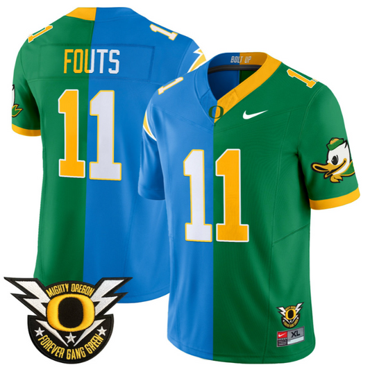 Dan Fouts Jersey #11 Oregon Ducks Split Vapor Limited Football Stitched