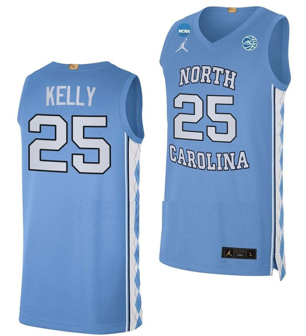 Deja Kelly Jersey North Carolina Tar Heels College Basketball 2023 NCAA March Madness Blue #25