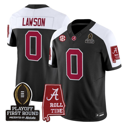 Deontae Lawson Jersey #0 Alabama Crimson 2025 Playoff First Round Stitched