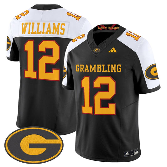 Doug Williams Jersey #12 Grambling Tigers 2025 Vapor Limited Stitched Black Alter