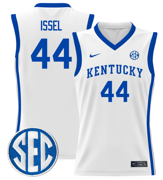 Dan Issel Jersey #44 Kentucky Wildcats Lightweight Basketball White