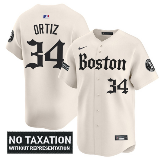 David Ortiz Jersey #34 Boston Red Sox Retro Newspaper Edition Vapor Premier Limited Stitched