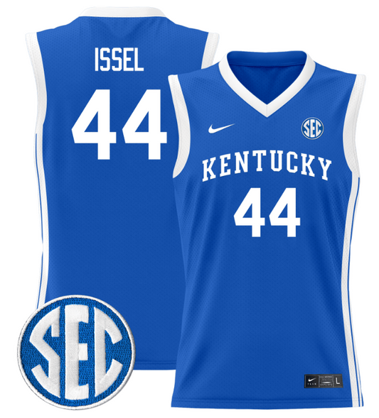 Dan Issel Jersey #44 Kentucky Wildcats Lightweight Basketball Royal