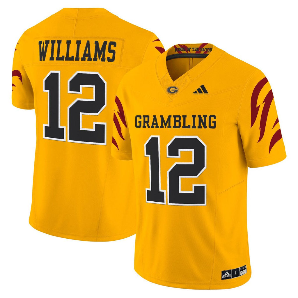 Doug Williams Jersey #12 Grambling Tigers 2025 Vapor Limited Stitched Gold
