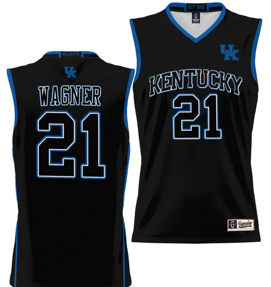 DJ Wagner Jersey #21 Kentucky Wildcats NIL College Basketball Lightweight Black