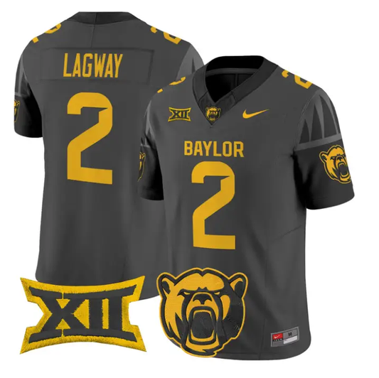 DJ Lagway Jersey #2 Baylor Bears 2026 Vapor Limited Stitched