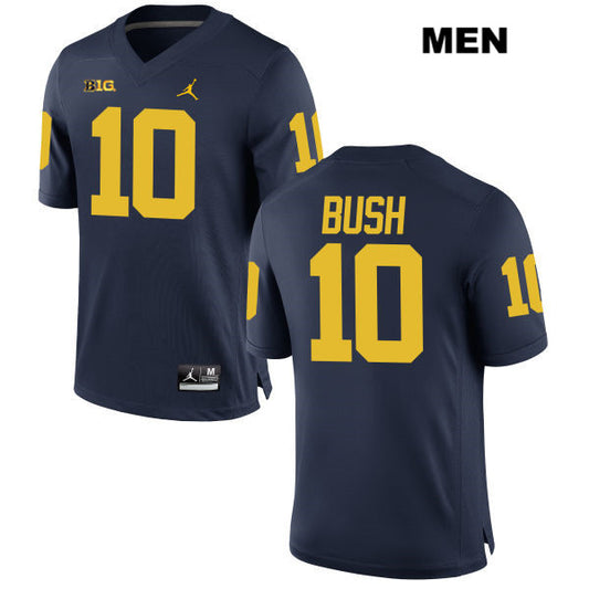 Devin Bush #10 Navy Michigan Wolverines Stitched Jordan College Football Jersey