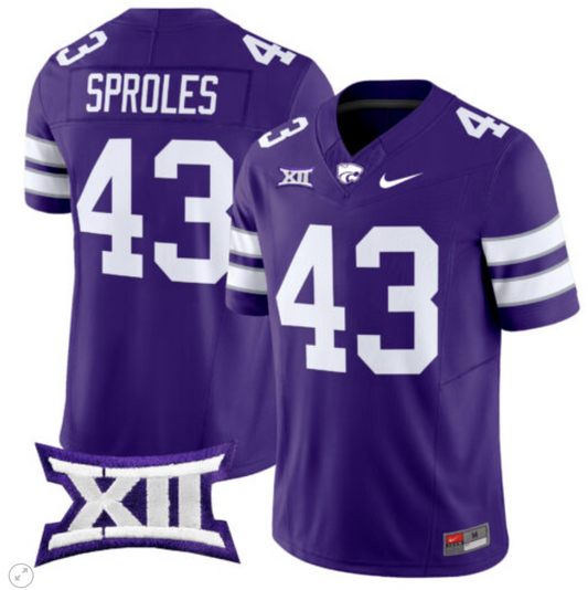 Darren Sproles Jersey #43 Kansas State Wildcats Vapor Limited Football Purple
