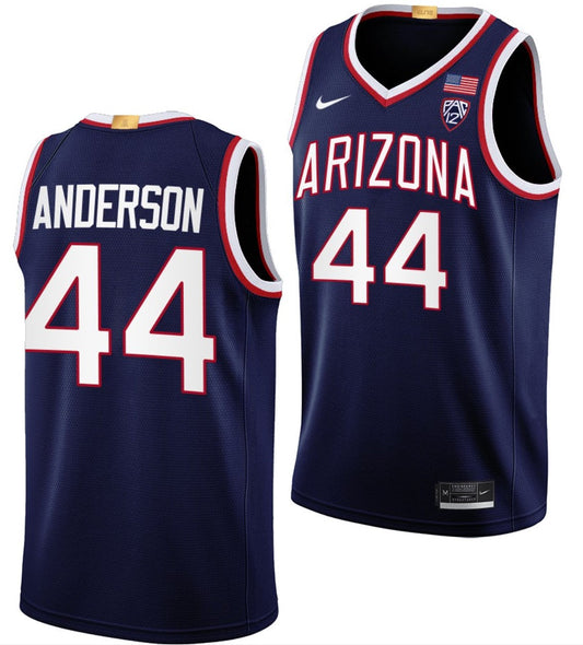Dylan Anderson Jersey Arizona Wildcats College Basketball Limited #44