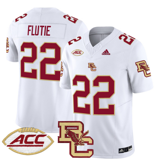 Doug Flutie Jersey #22 Boston College Eagles 2024 Stitched White