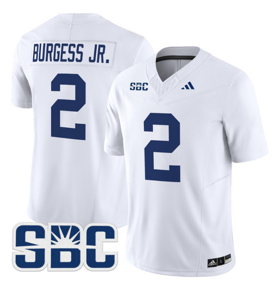 Derwin Burgess Jr Jersey #2 Georgia Southern Eagles 2024 Limited Stitched White