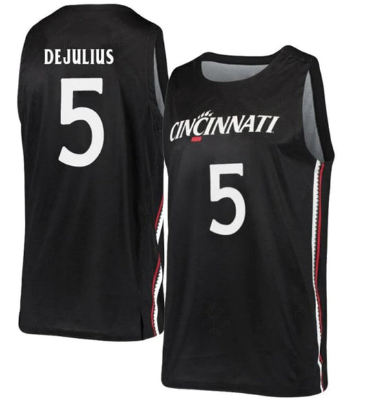 David DeJulius Jersey Cincinnati Bearcats College Basketball Black #5