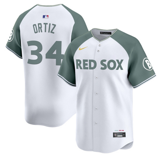 David Ortiz Jersey #34 Boston Red Sox 2025 City Connect Vapor Premier Limited Stitched Alternate