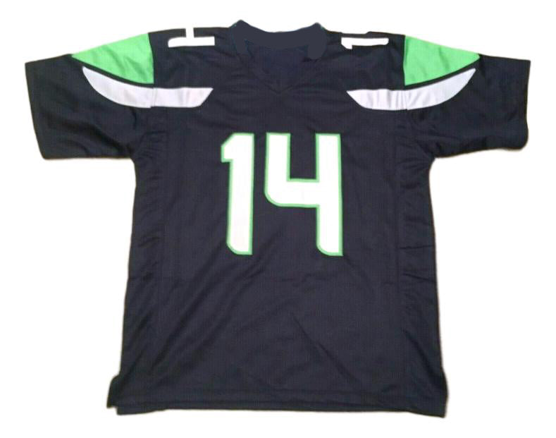 DK Metcalf Jersey #14 Custom Unsigned Football Stitched Blue
