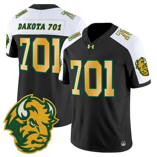 Dakota Jersey #701 North Dakota State Bison Vapor Limited Stitched Black Alter